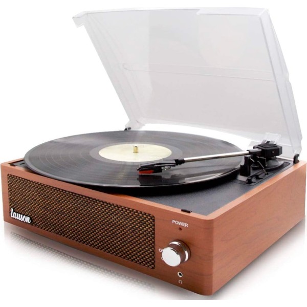 Lauson xn792 oak / tocadiscos con altavoces